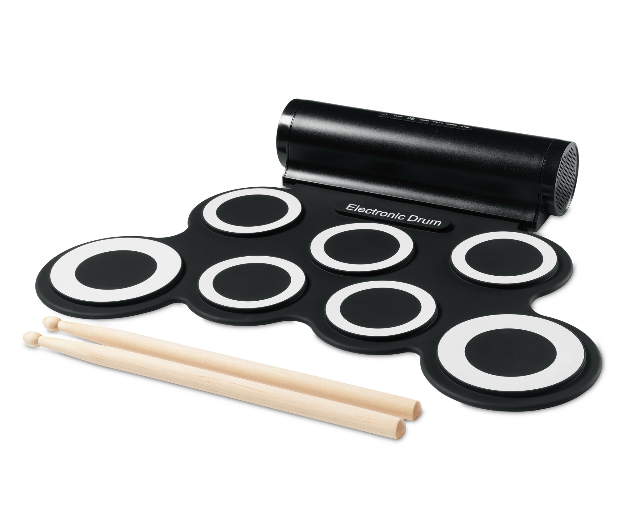 Tchibo - Elektronisches Schlagzeug-Set - schwarz