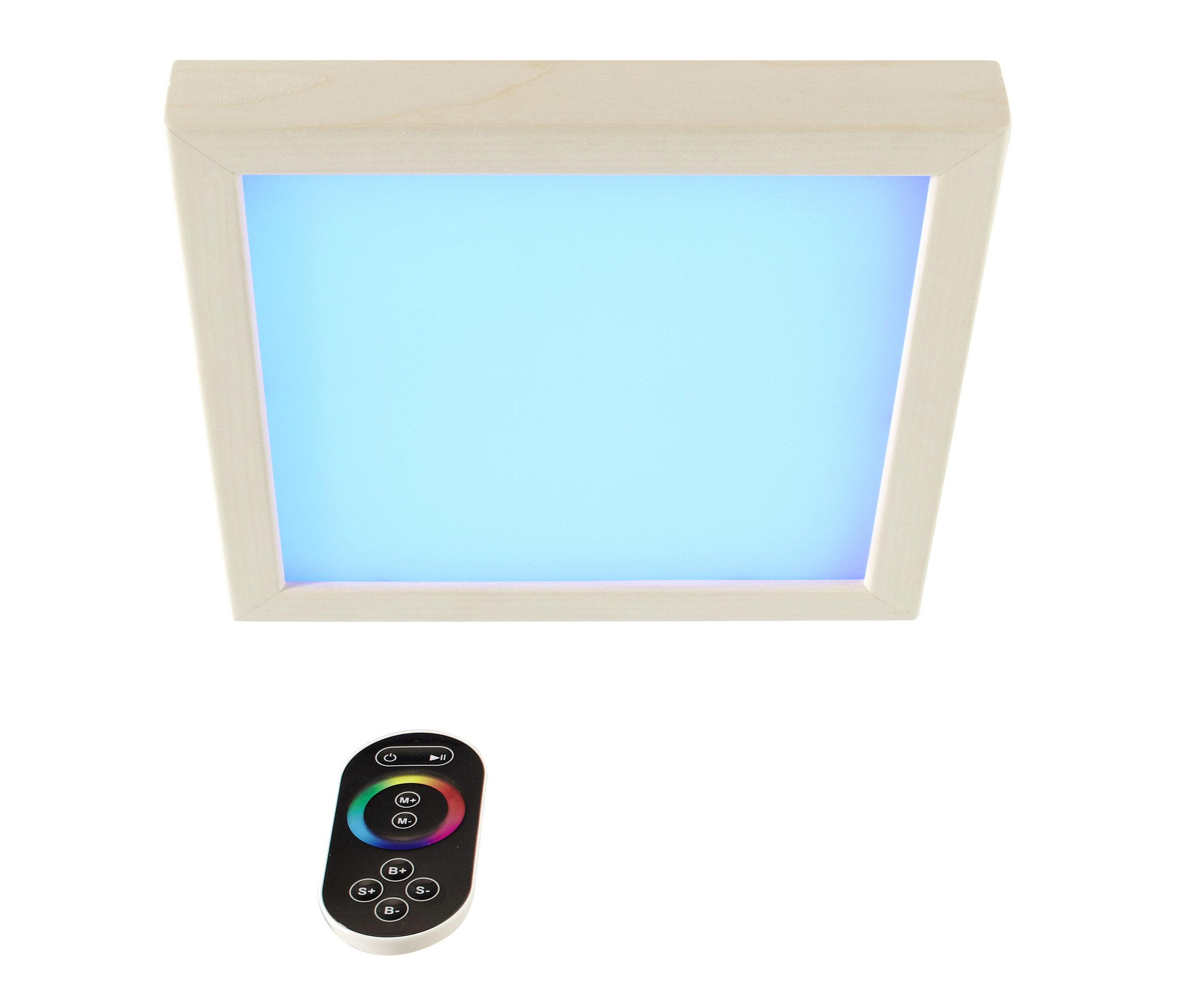 Karibu-Premium-LED-Farblichtanwendung für die Sauna - braun