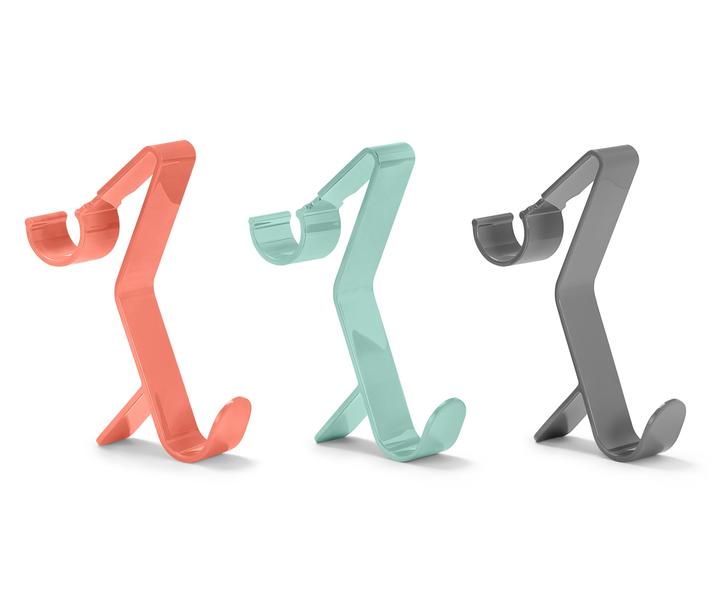 Tchibo - 3 Heizkörper-Haken - dunkelrosa