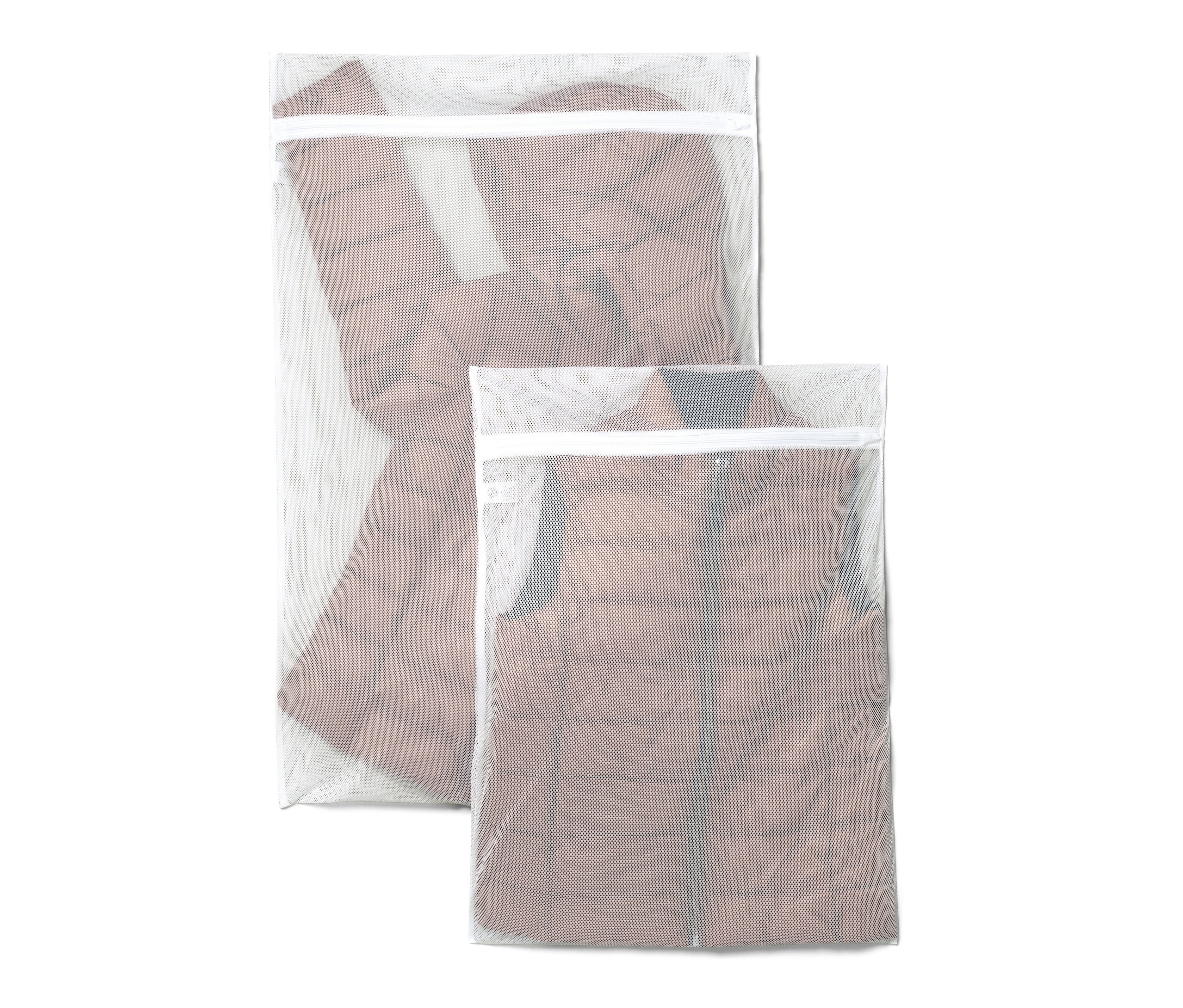 Tchibo - 2 extragroße Wäschenetze - weiß