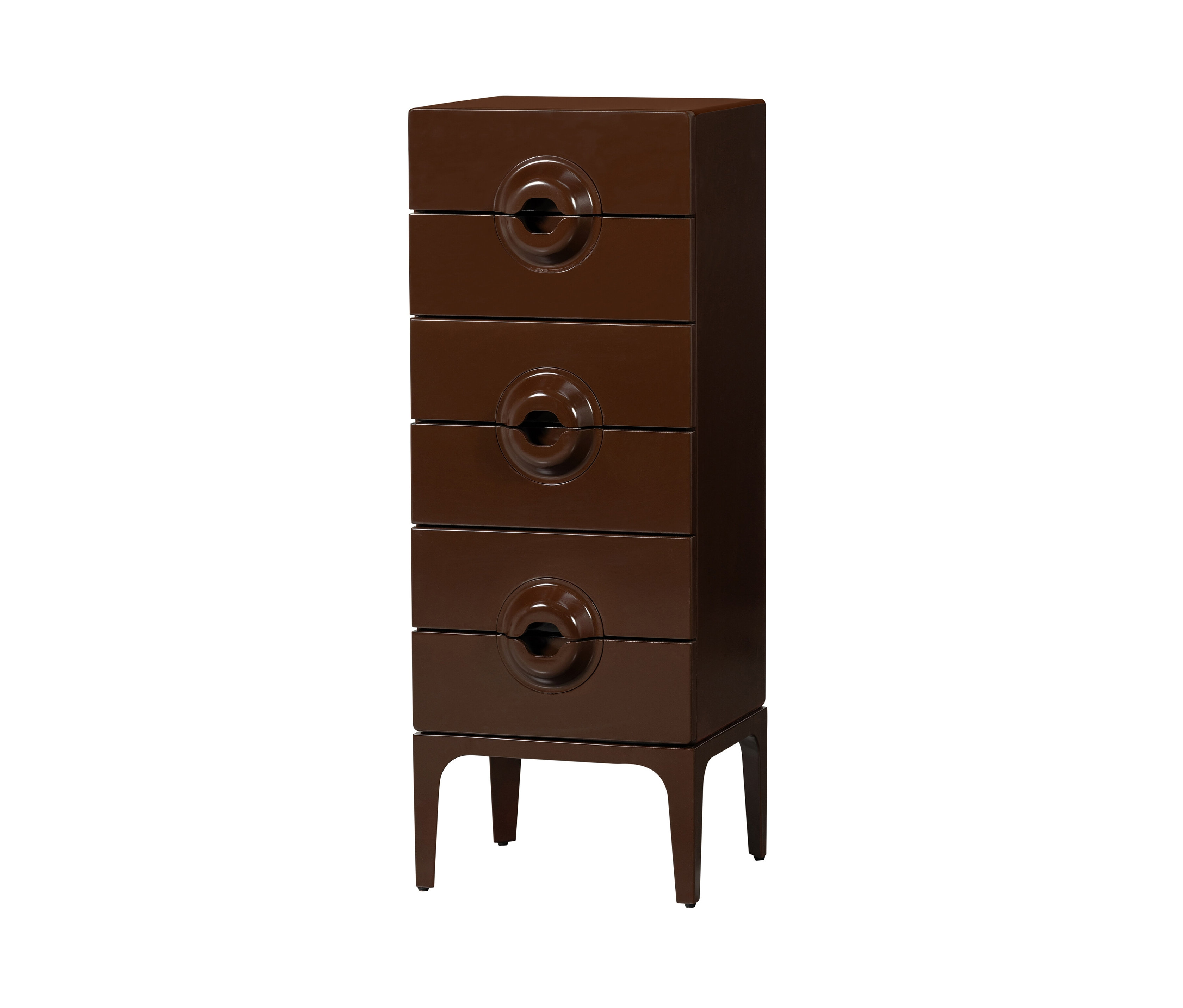 Tchibo - Woood Kommode »Merge« - 44x45x120cm - rotbraun - Eukalyptusholz