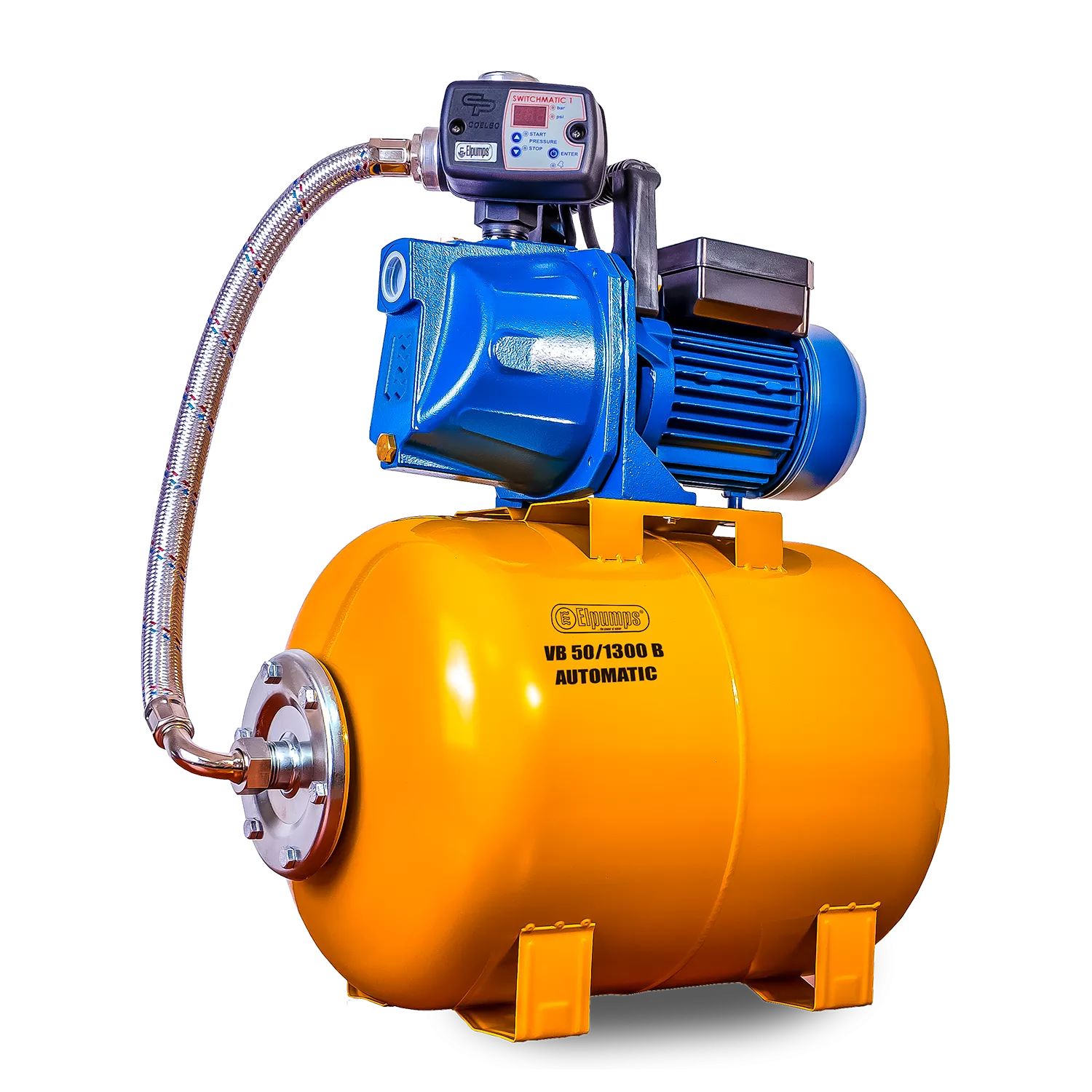 VB 50/1300 B Automatic Domestic waterwork, with INOX steel impeller, 1300 W, 5.400 l/h, 4,7 bar, 50 L