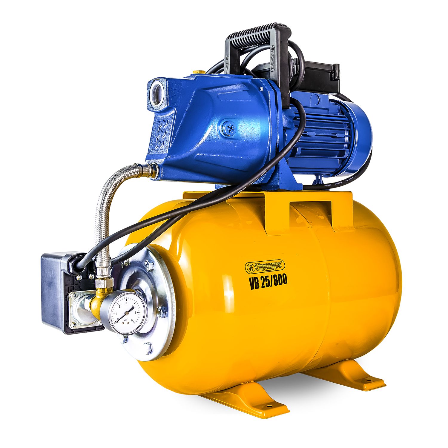 VB 25/800 Domestic waterwork, 800 W, 3.600 l/h, 4,0 bar, 25 L