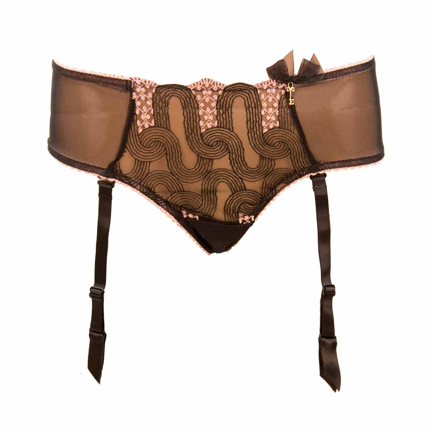 Escora Unvergesslicher String Panty mit Strumpfhalter