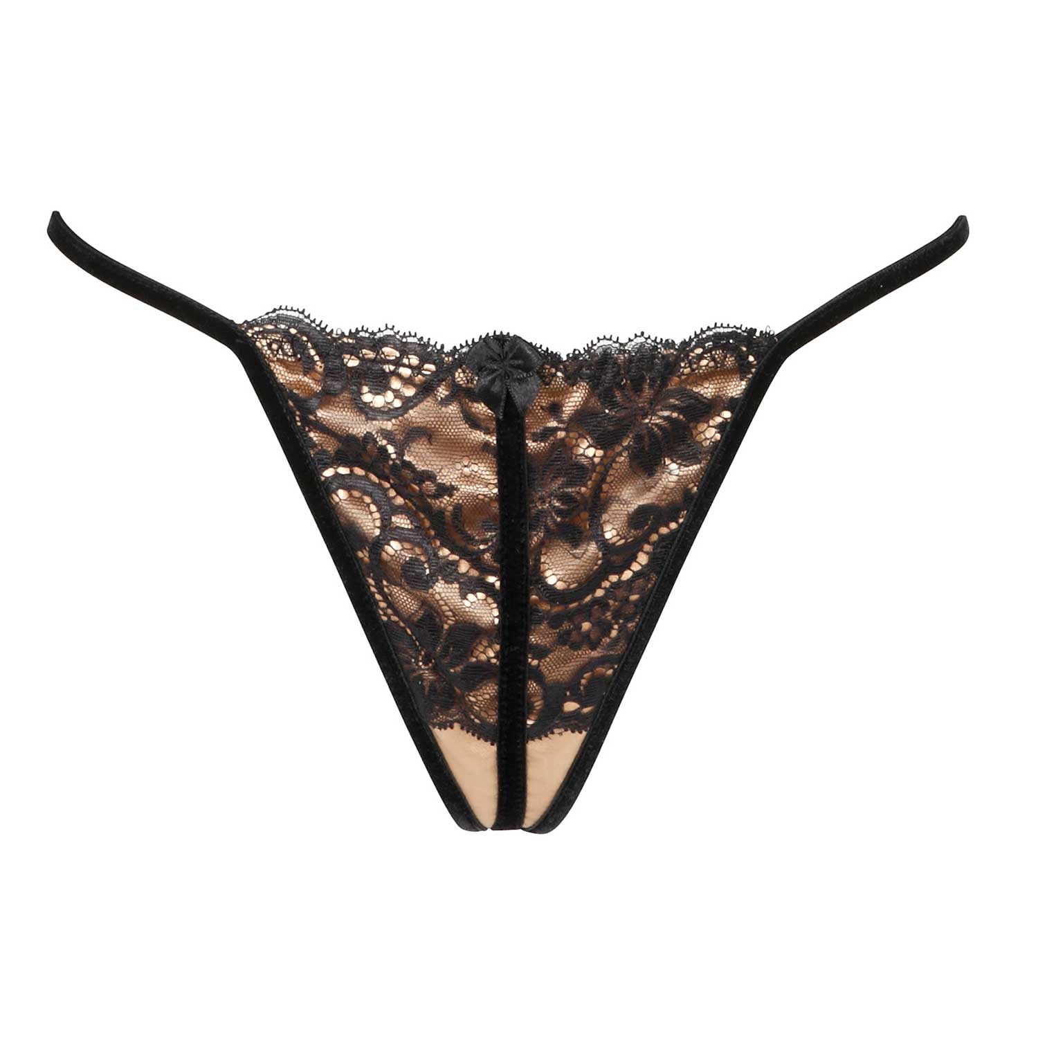 Escora Escora String in Schwarz-Gold