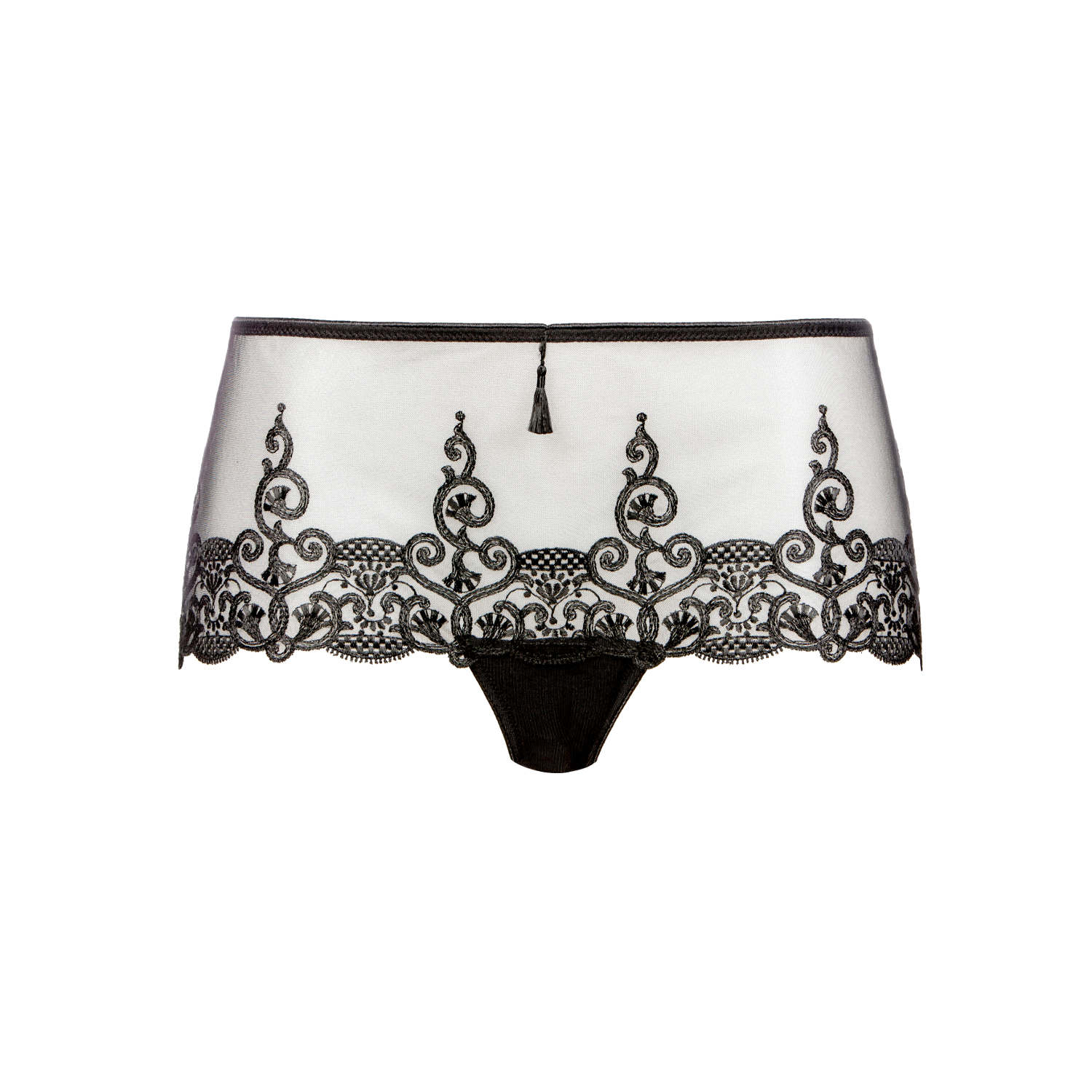 Escora Schwarzer Luxus Panty