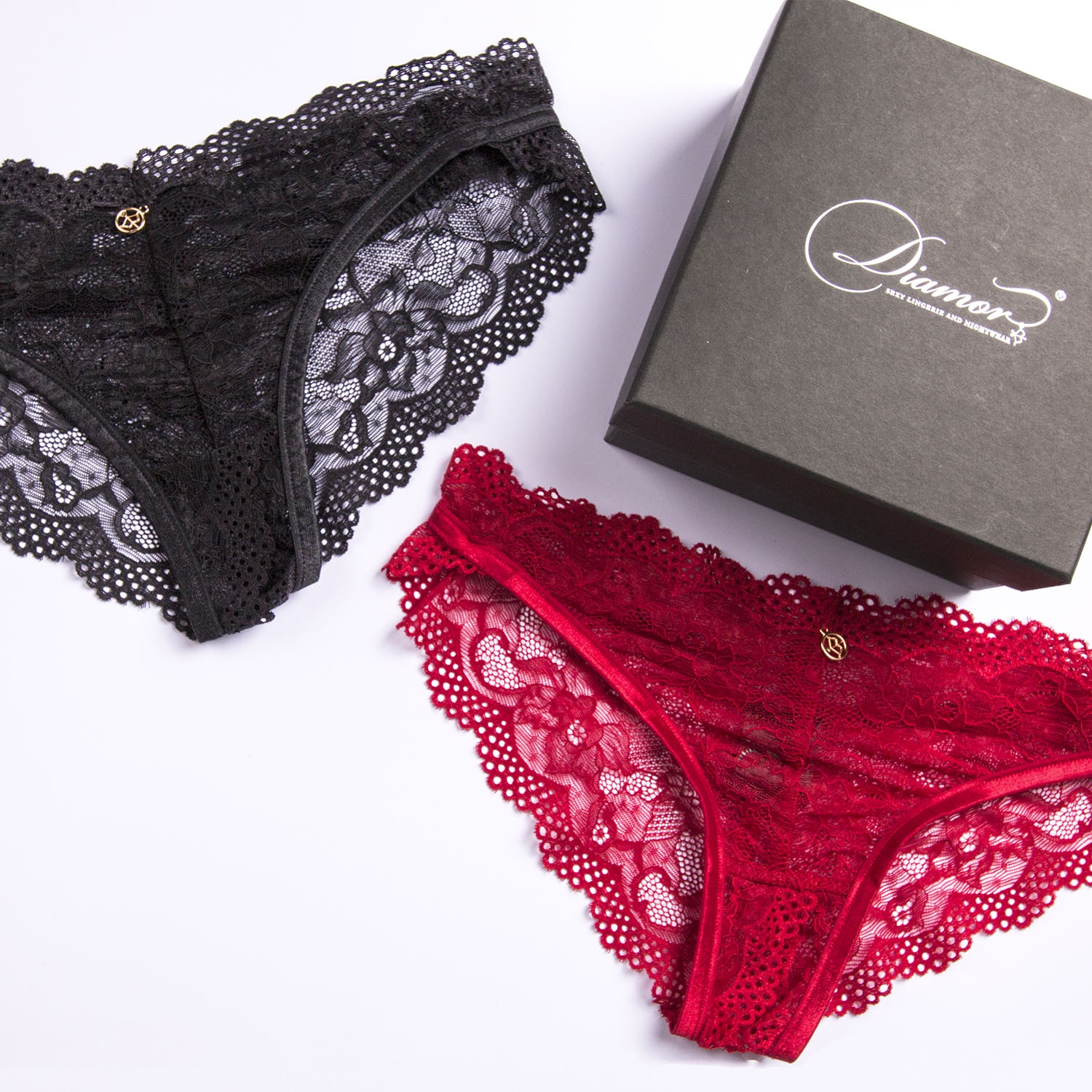 Escora D220 Victory Rio Slip Ouvert Geschenkset in Rot/Schwarz