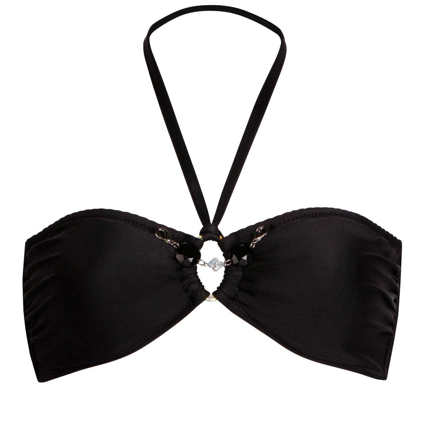 Escora Schwarzer Bandeau Bikini