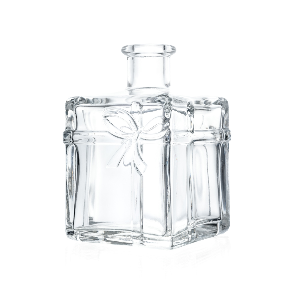 Motivflasche Geschenk 350 ml Weiß 19 mm