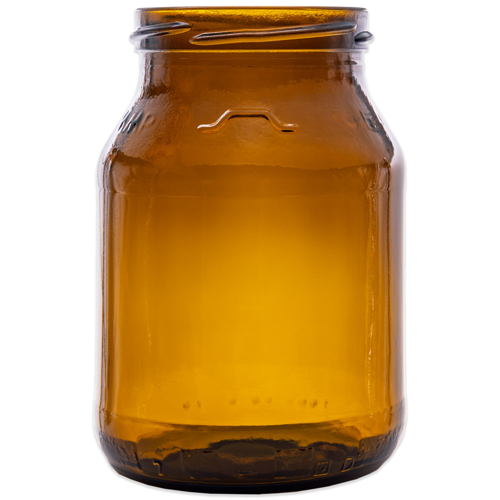 Joghurtglas 500 g TO 70 braun