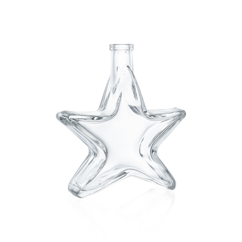 Flasche Stern 200 ml Weiß 16 mm - Sternflasche