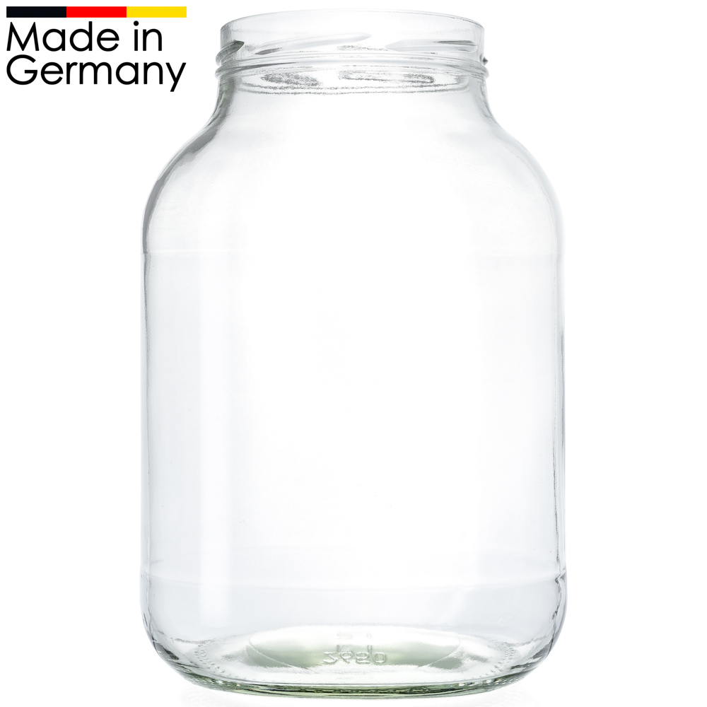 Konservenglas 2650 ml TO 100 - oval - Einmachglas - Marmeladenglas - Einmachgläser - Marmeladengläser