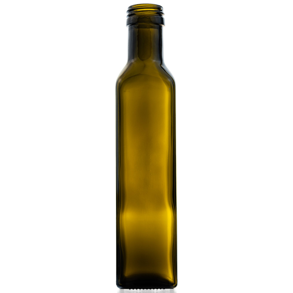 Marascaflasche 0,25 l Antik 31,5 mm Standard - Marasca Flasche - Ölflaschen, Olivenölflaschen, klassische Flasche für Olivenöl