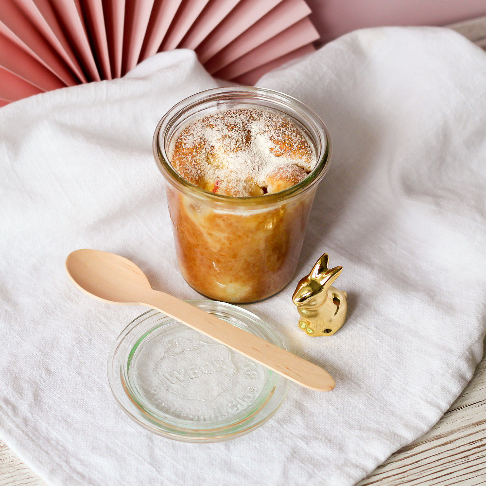 6 er Set WECK-Sturzglas 290 ml komplett mit Etiketten - Weckgläser - Weckglas mit oder ohne Deckel