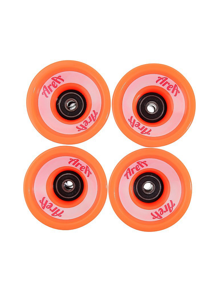 AREA Longboard Wheels 4er Set orange