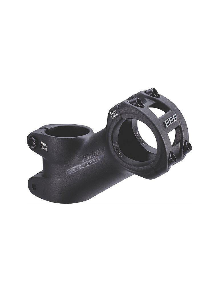 BBB MTB-Vorbau 35° Highrise OS BHS-25 schwarz | 70MM