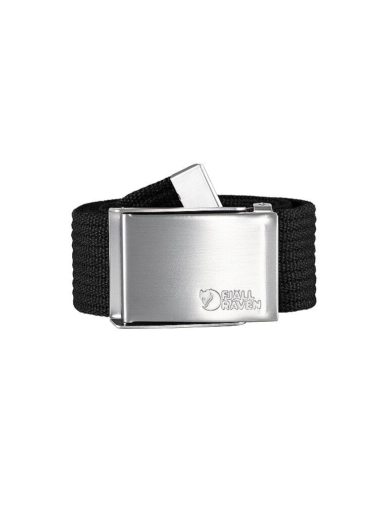 FJÄLLRÄVEN Herren Gürtel Canvas 4cm schwarz