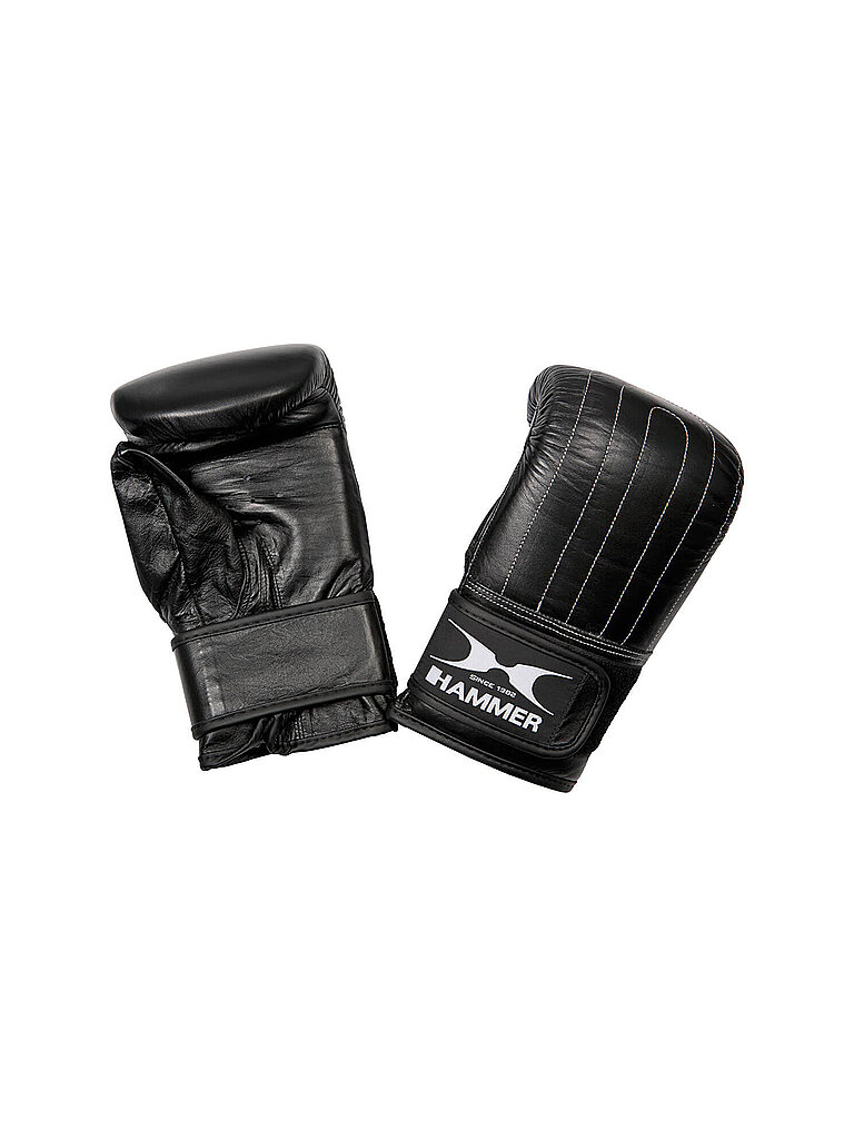 HAMMER Sandsack Boxhandschuhe Punch schwarz | L/XL