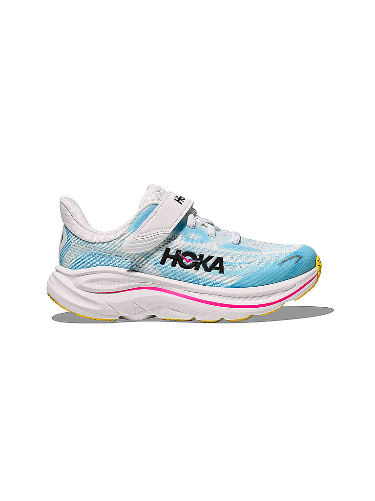 HOKA Kinder Laufschuhe Clifton 10 hellblau | 30