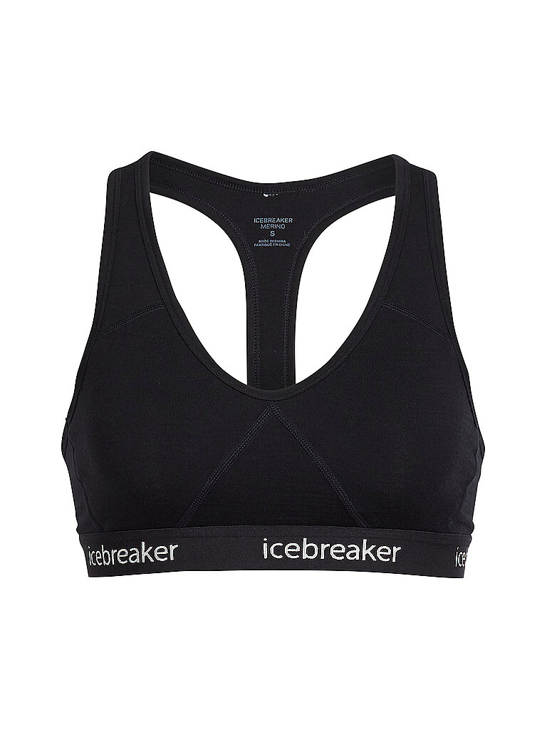 ICEBREAKER Damen Sport-BH Sprite Racerback schwarz | XS
