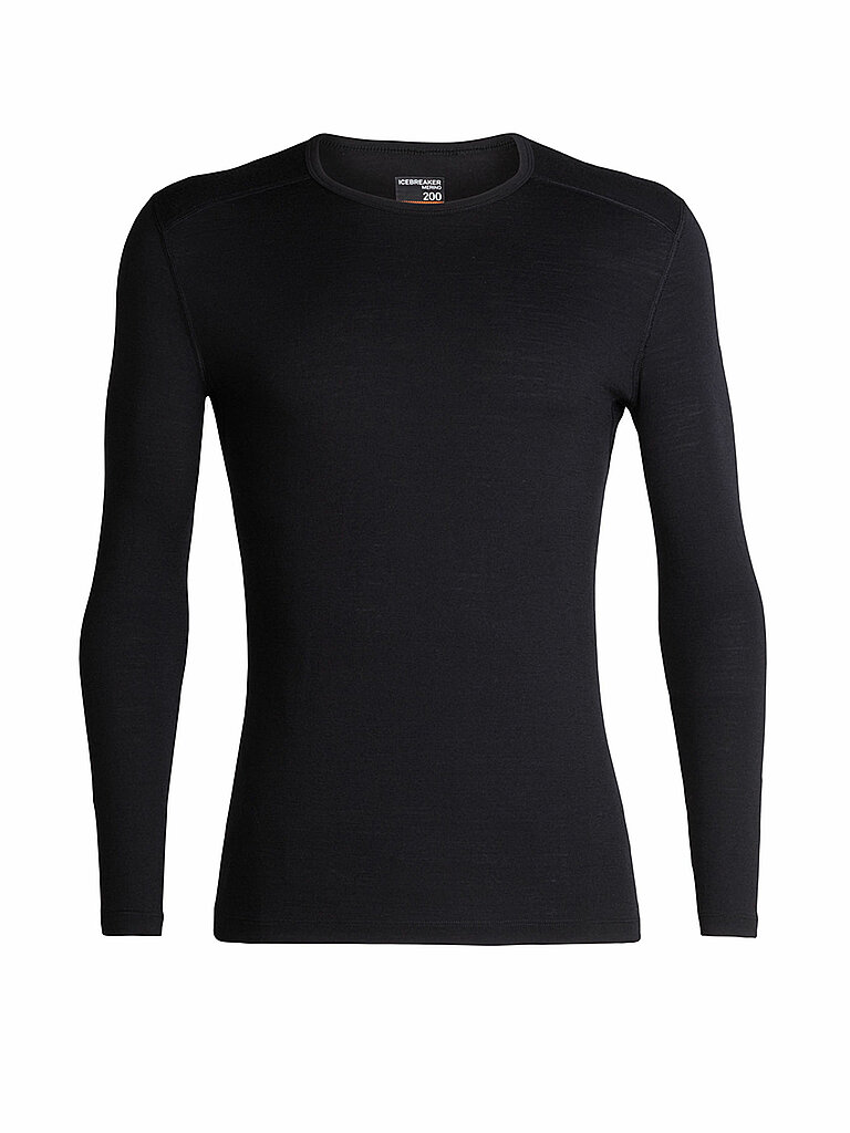 ICEBREAKER Herren Funktionsshirt Merino 200 Oasis LS schwarz | XXL