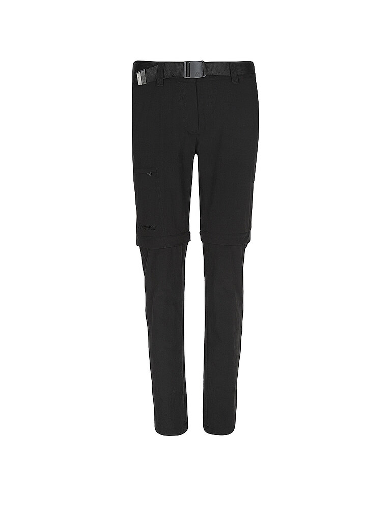 MAIER SPORTS Damen ZipOff-Wanderhose Inara Slim Zip schwarz | 34