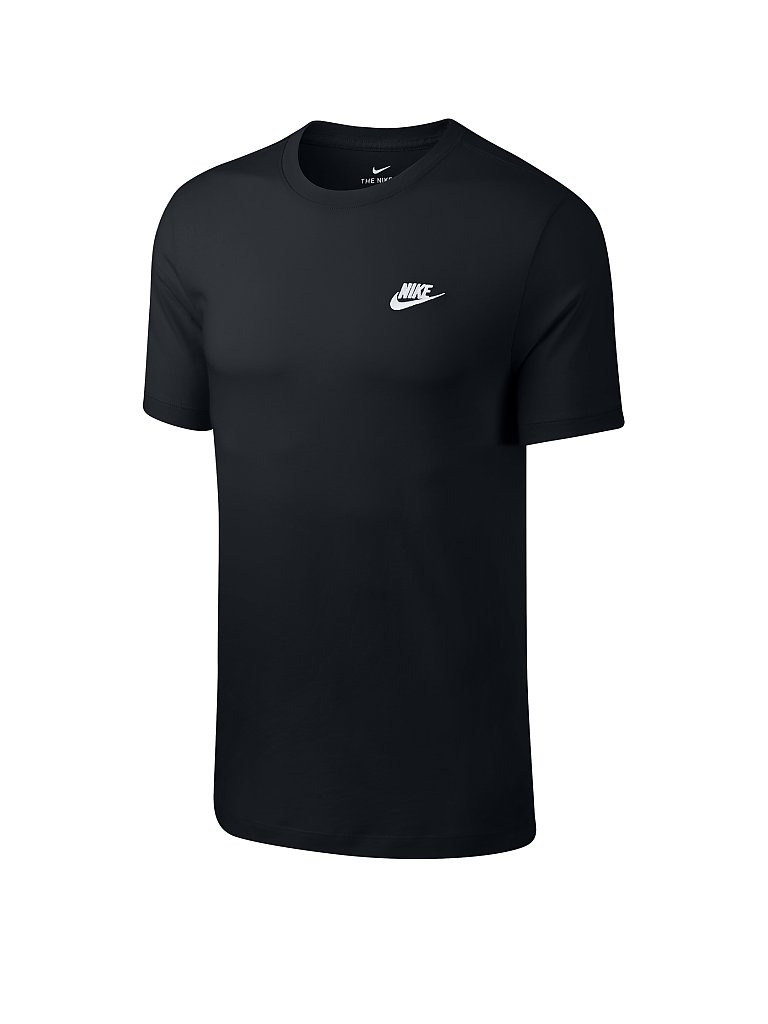NIKE Herren T-Shirt Nike Sportswear Club schwarz | XXL