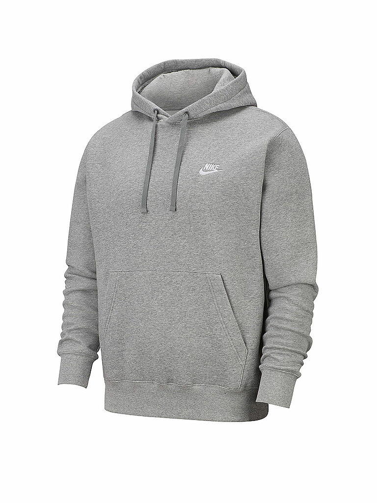 NIKE Herren Hoodie Sportswear Club Fleece  grau | S