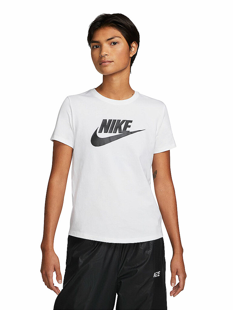 NIKE Damen T-Shirt Sportswear Essentials weiss | XS