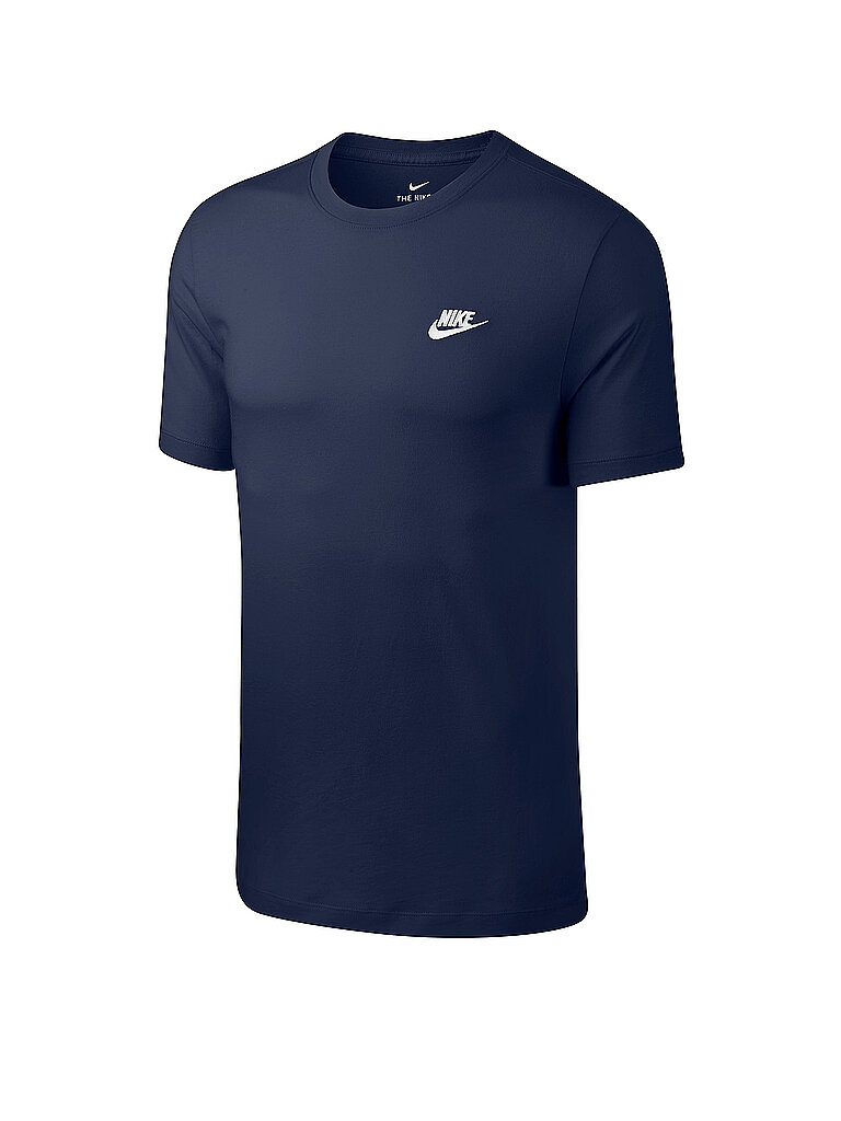 NIKE Herren T-Shirt Nike Sportswear Club dunkelblau | S