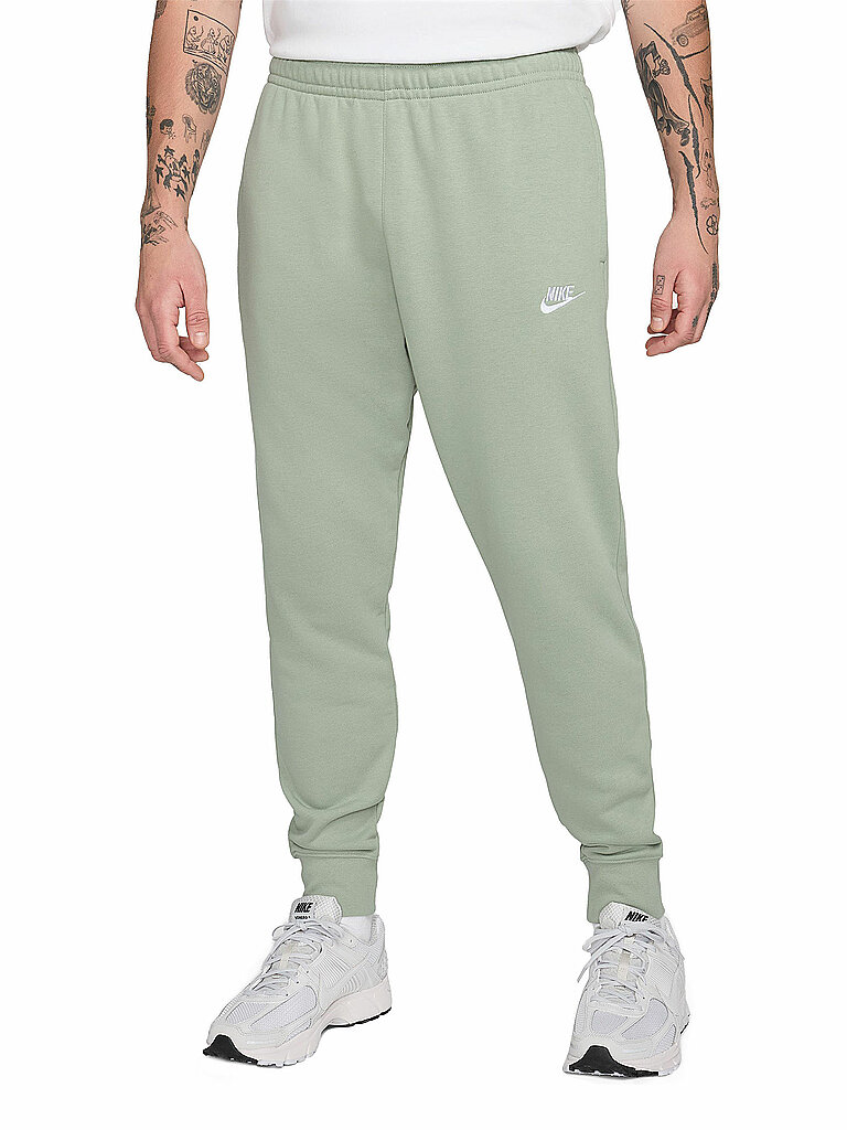 NIKE Herren Jogginghose Sportswear Club French Terry hellgrün | S