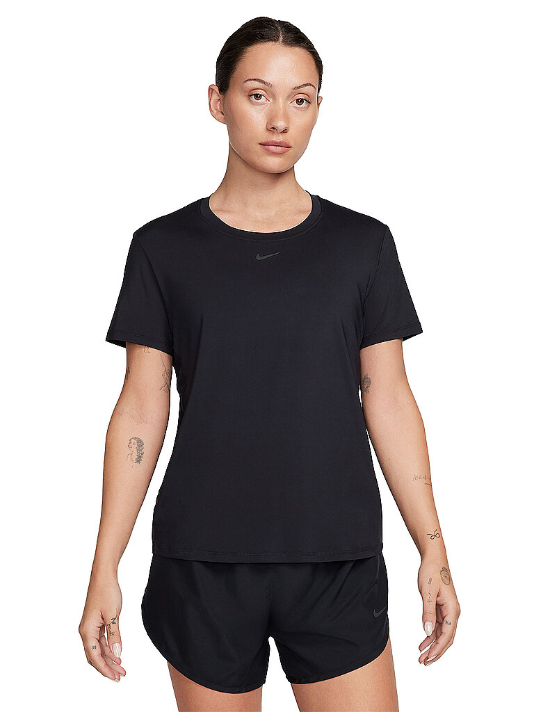 NIKE Damen Fitnessshirt One Classic Dri-FIT schwarz | XL