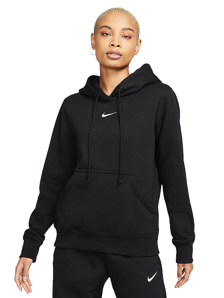 NIKE Damen Hoodie Sportswear Phoenix Fleece schwarz | L