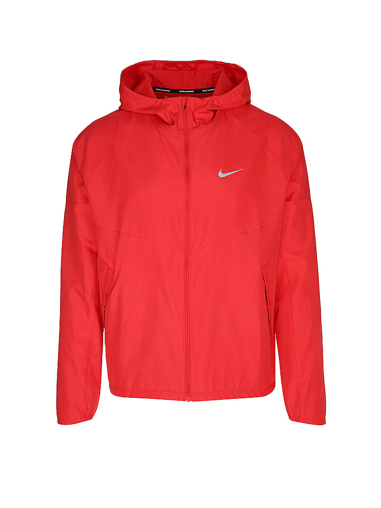 NIKE Herren Laufjacke Repel Miler rot | M