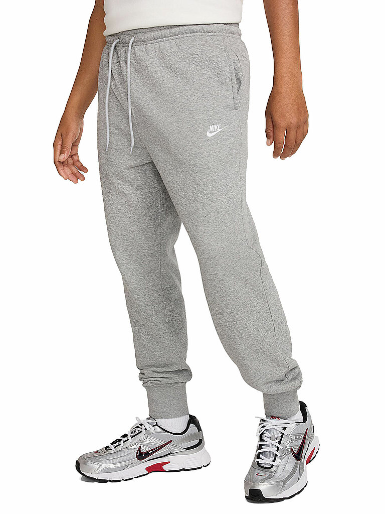 NIKE Herren Jogginghose Club French Terry grau | S