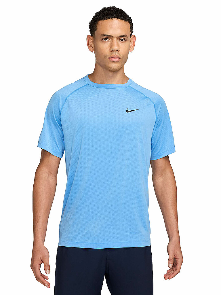 NIKE Herren Fitnessshirt Dri-FIT Ready blau | S
