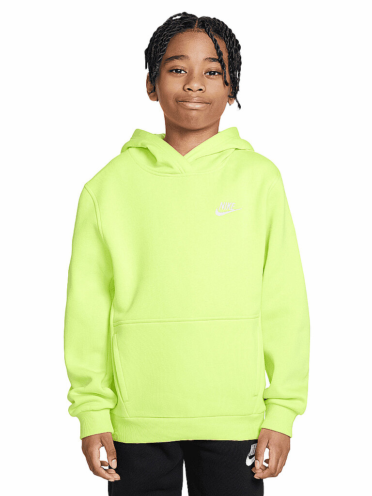 NIKE Jungen Hoodie Sportswear Club Fleece gelb | 128-140