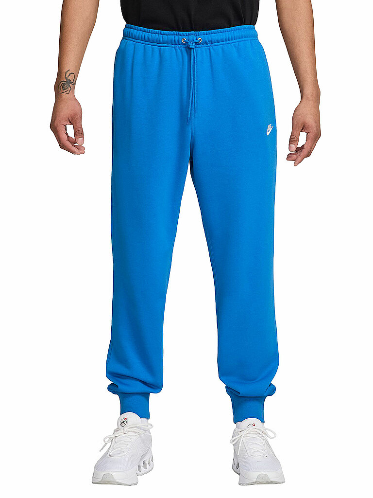 NIKE Herren Jogginghose Club French Terry blau | XL