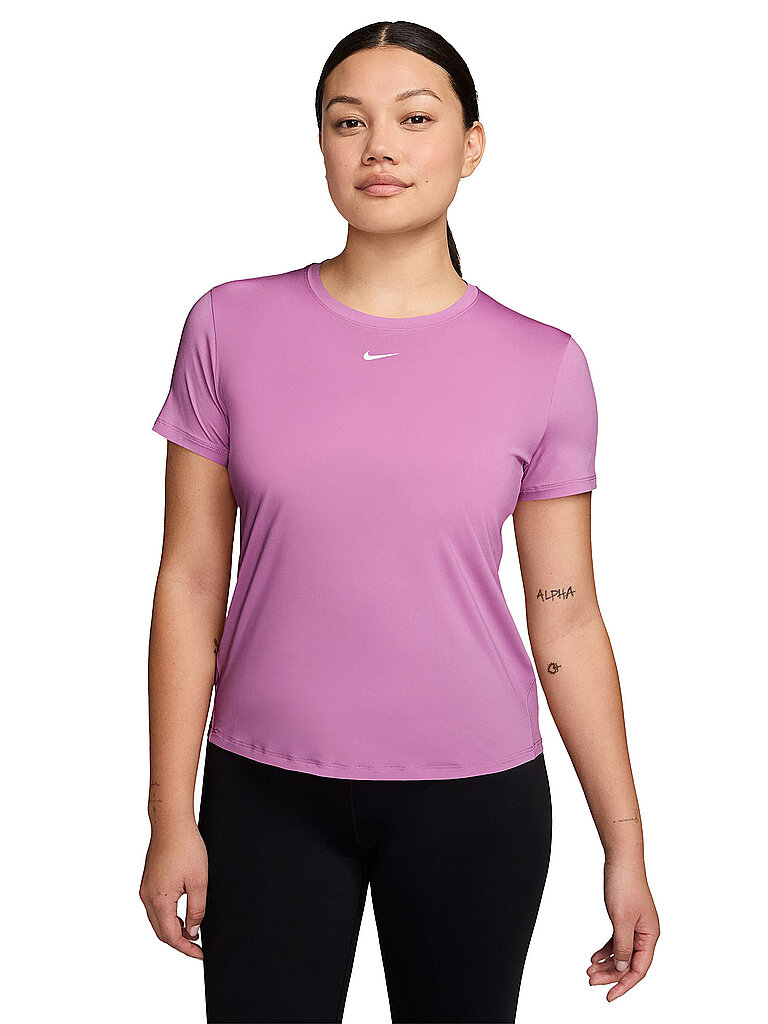 NIKE Damen Fitnessshirt One Classic Dri-FIT rosa | XS