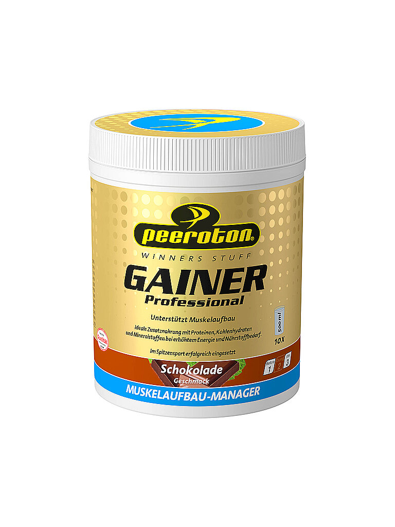 PEEROTON GAINER Professional myprotein Shake Schokolade 600g bunt