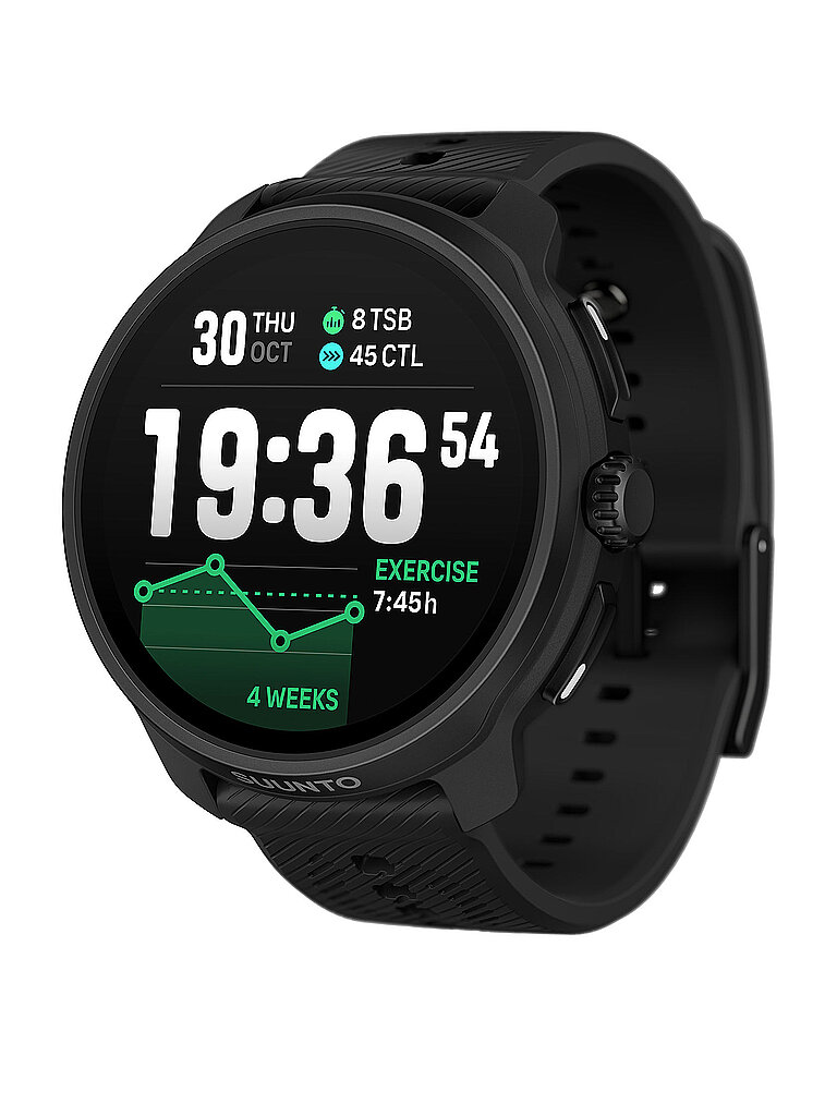 SUUNTO GPS-Multisportuhr Race 2 All Black schwarz