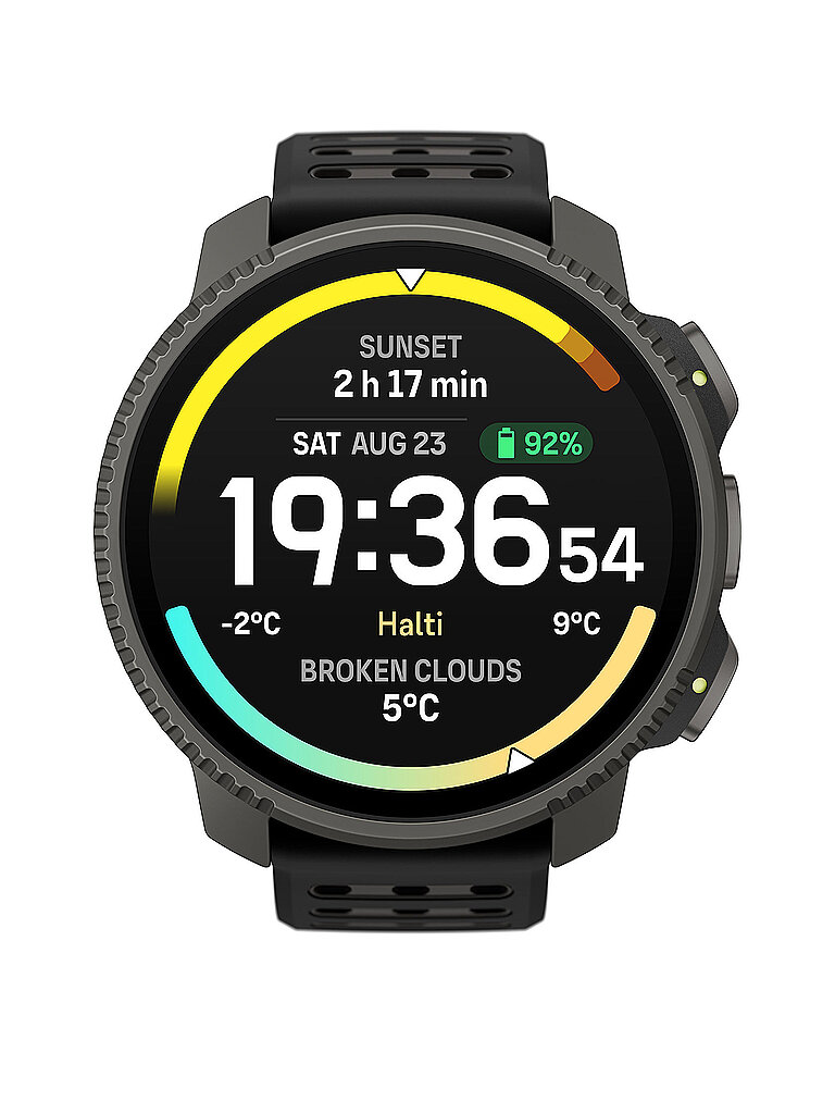 SUUNTO GPS-Multisportuhr Vertical 2 titanium black schwarz