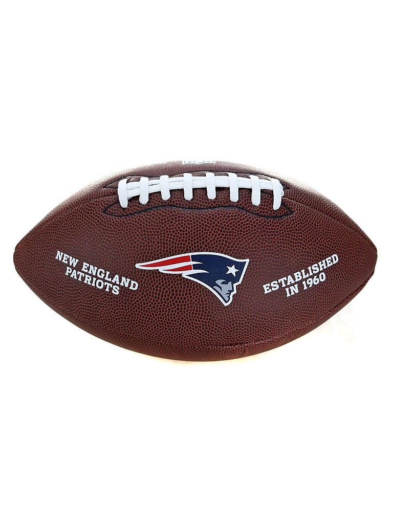 WILSON American Football NFL Lizenzball New England Patriots braun