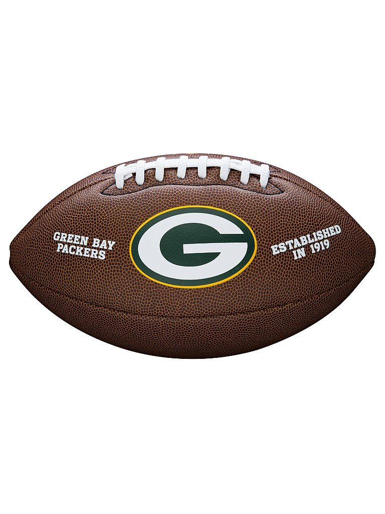 WILSON American Football NFL Lizenzball Green Bay Packers braun