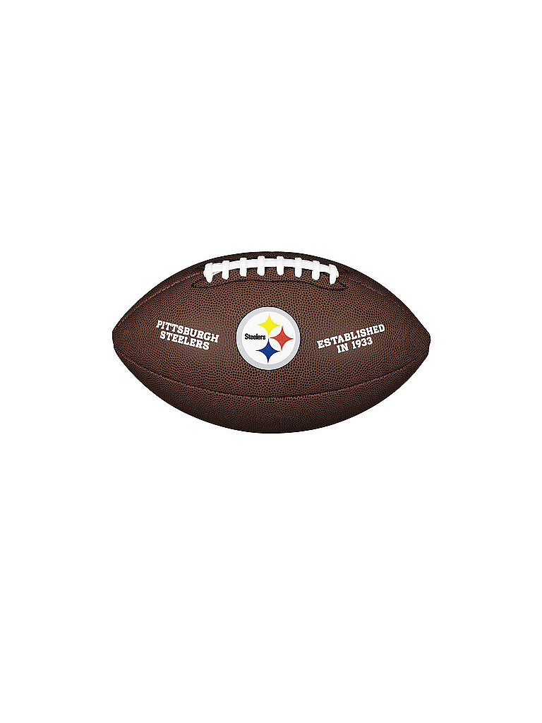 WILSON American Football NFL Lizenzball Pittsburgh Steelers braun
