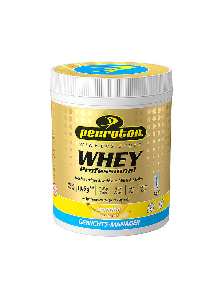 PEEROTON WHEY Professional myProtein Shake Banane 350g bunt