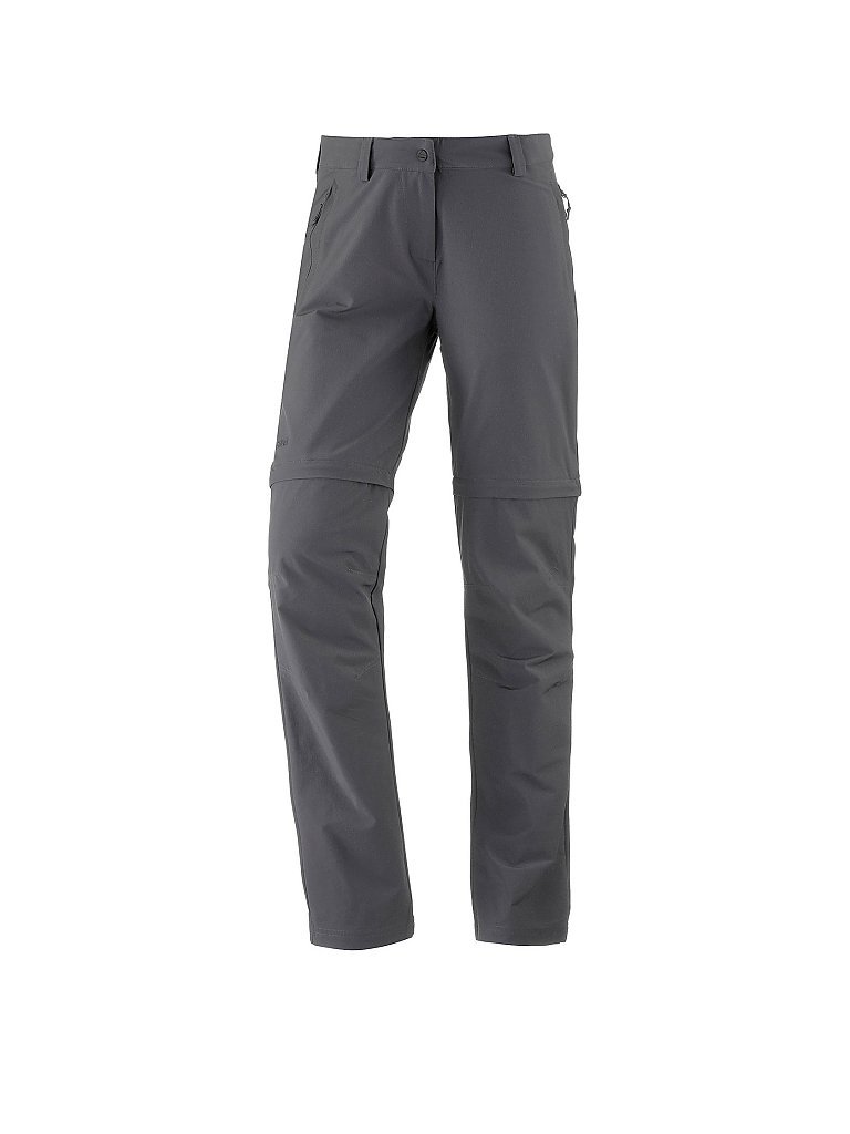 SCHÖFFEL Damen ZipOff-Hose Ascona grau | 42 (kurz)