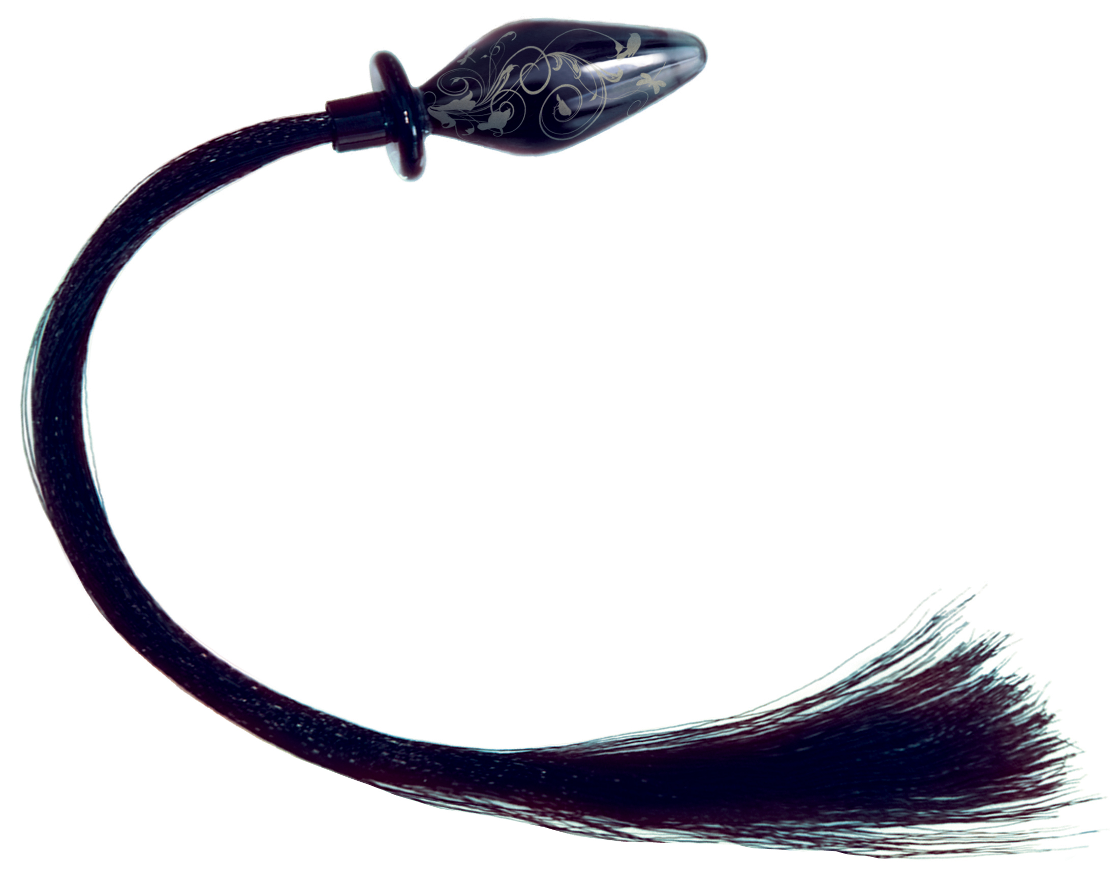 DARK SERIES Glas Plug Pony Tail small