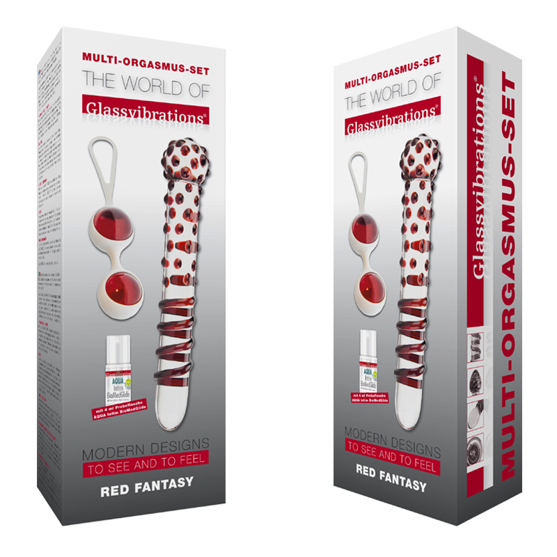 Red Fantasy, Intensiv-Kugeln & AQUA Intim BioMed Glide 4ml