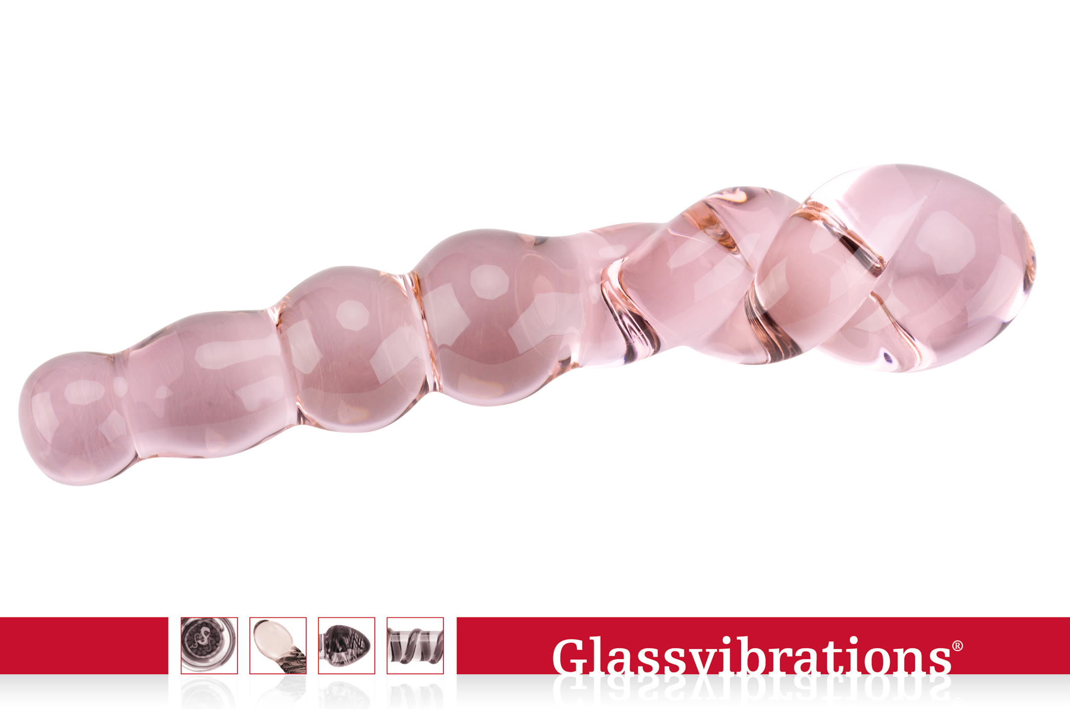 LIMITED EDITION! Glasdildo Rosa Liebe